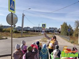 Экскурсия к пешеходному переходу